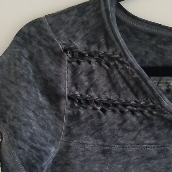 Maurices Grey Studded Embellished T-Shirt, NWOT - Picture 3 of 7